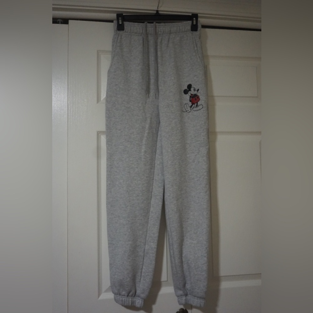 Disney Gray Mickey Mouse Joggers